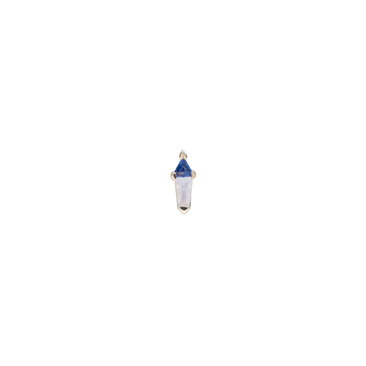 AZ Mini Prism Gemstone Stud