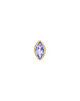 Bezel Set Marquise Gemstone Studs