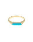 Astra Hexa Turquoise Pinky Ring