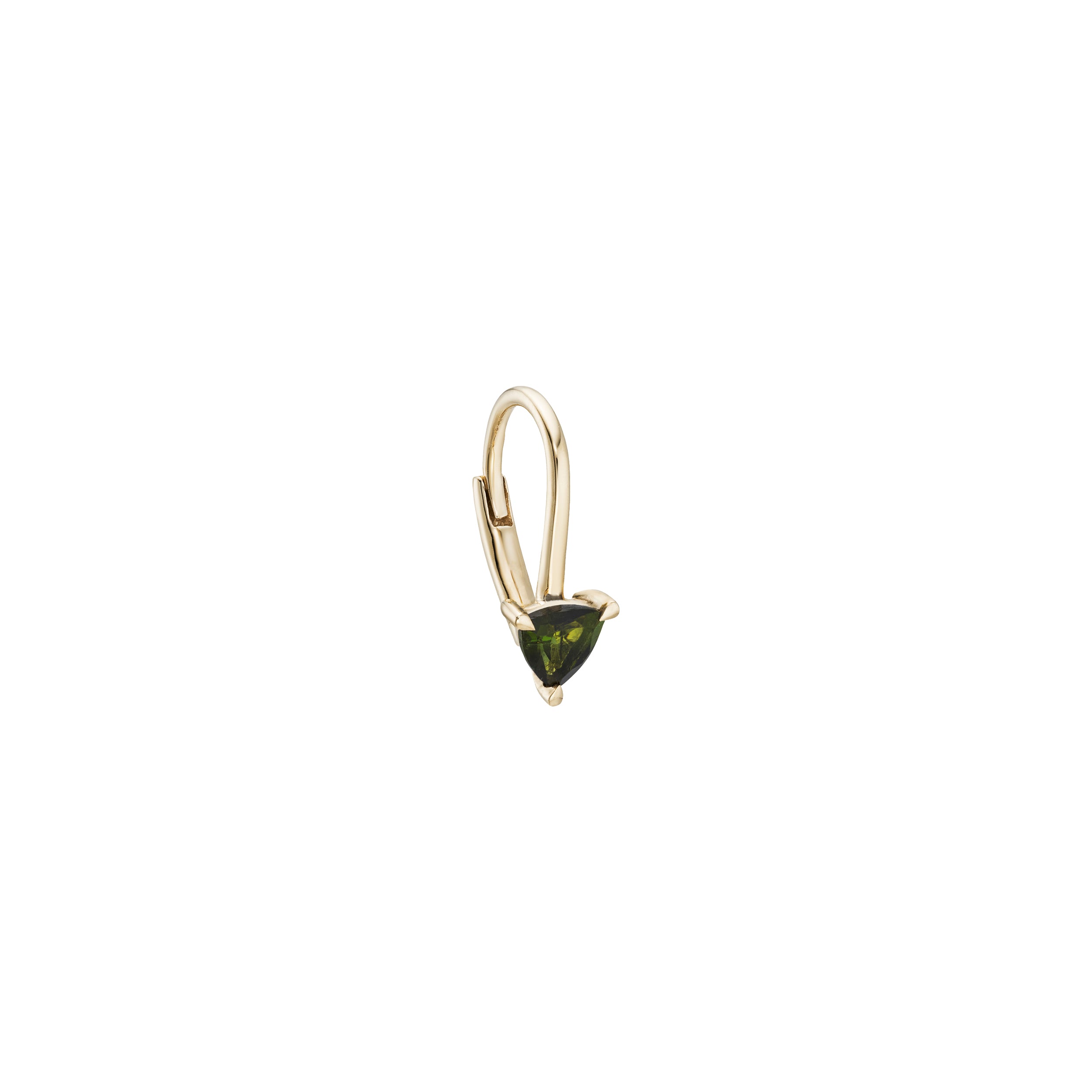 AZ Mini Trillion Gemstone Drop Earring