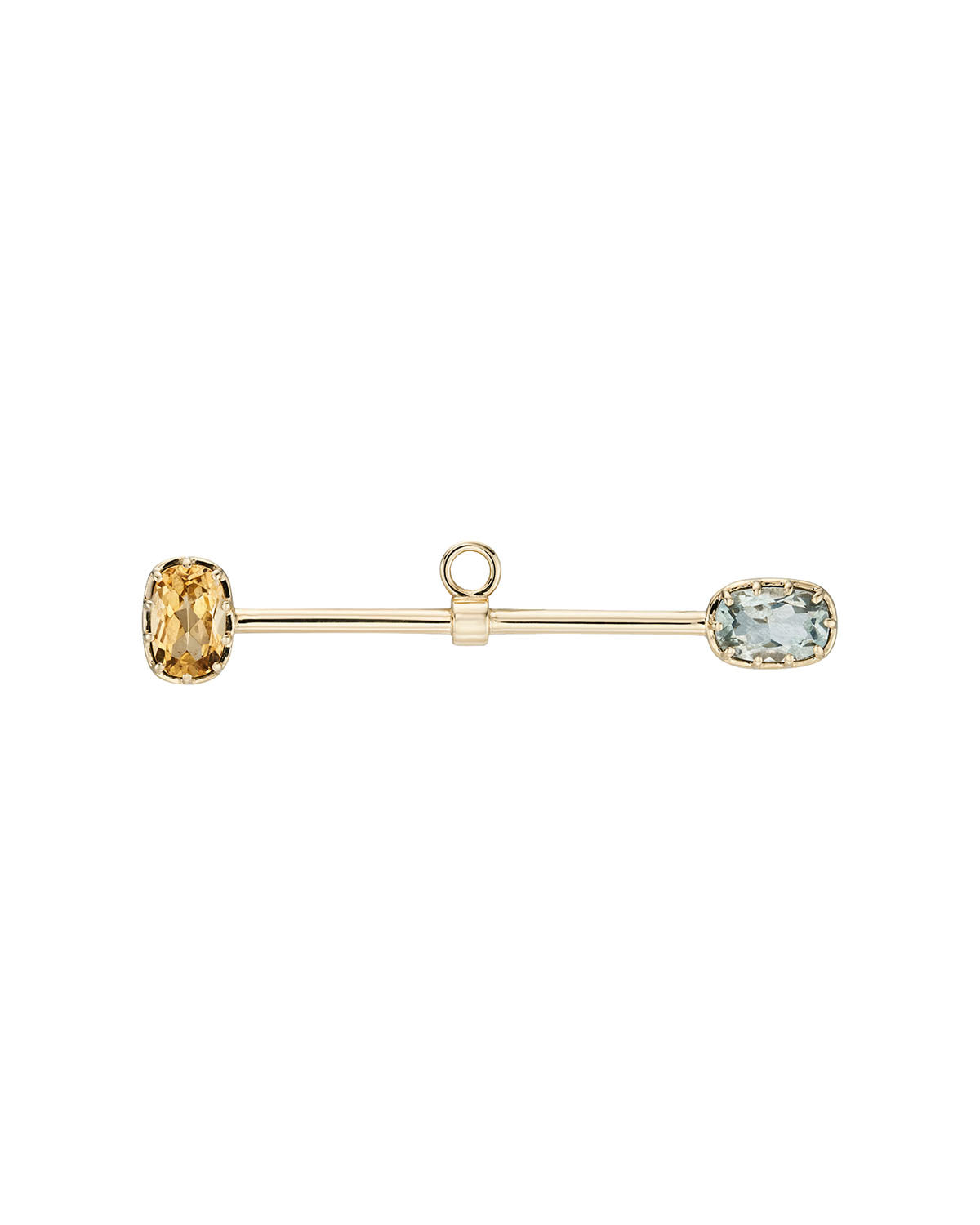 AZ Palladio Citrine & Green Beryl T-Bar