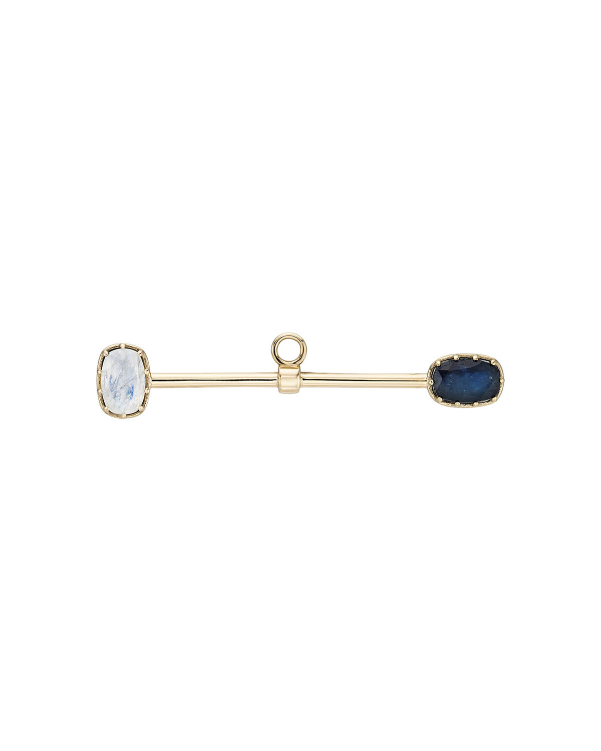 AZ Palladio Moonstone & Blue Sapphire T-Bar