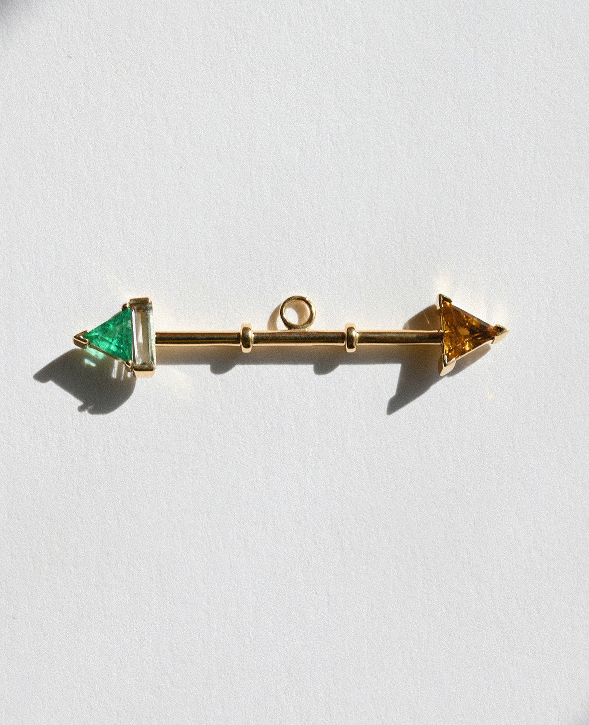 AZ T-Bar Prism  Emerald, White Topaz & Citrine mood