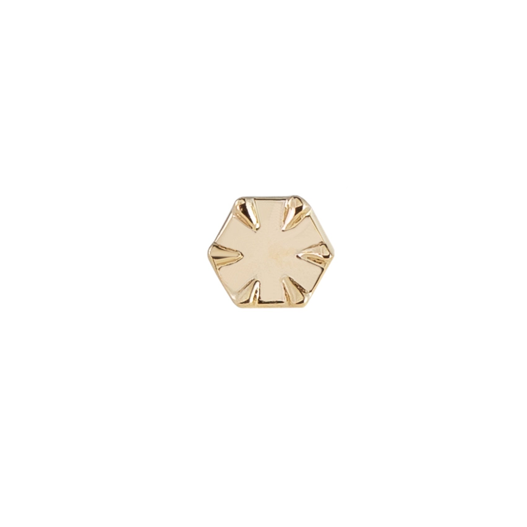 Dala Bold Hex Stud