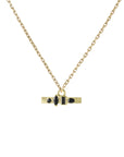 Midnight T Bar Necklace