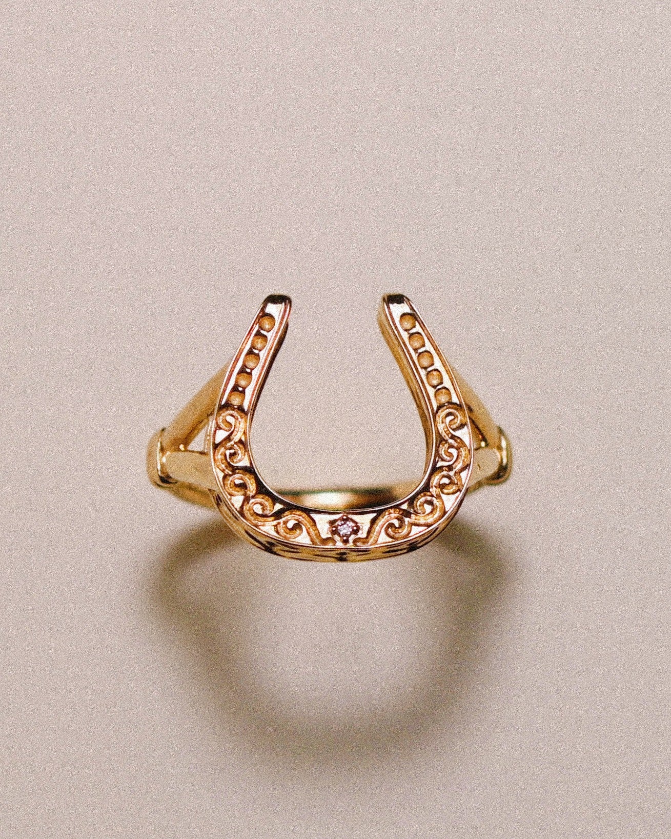 Dala Lucky Horseshoe Diamond Ring