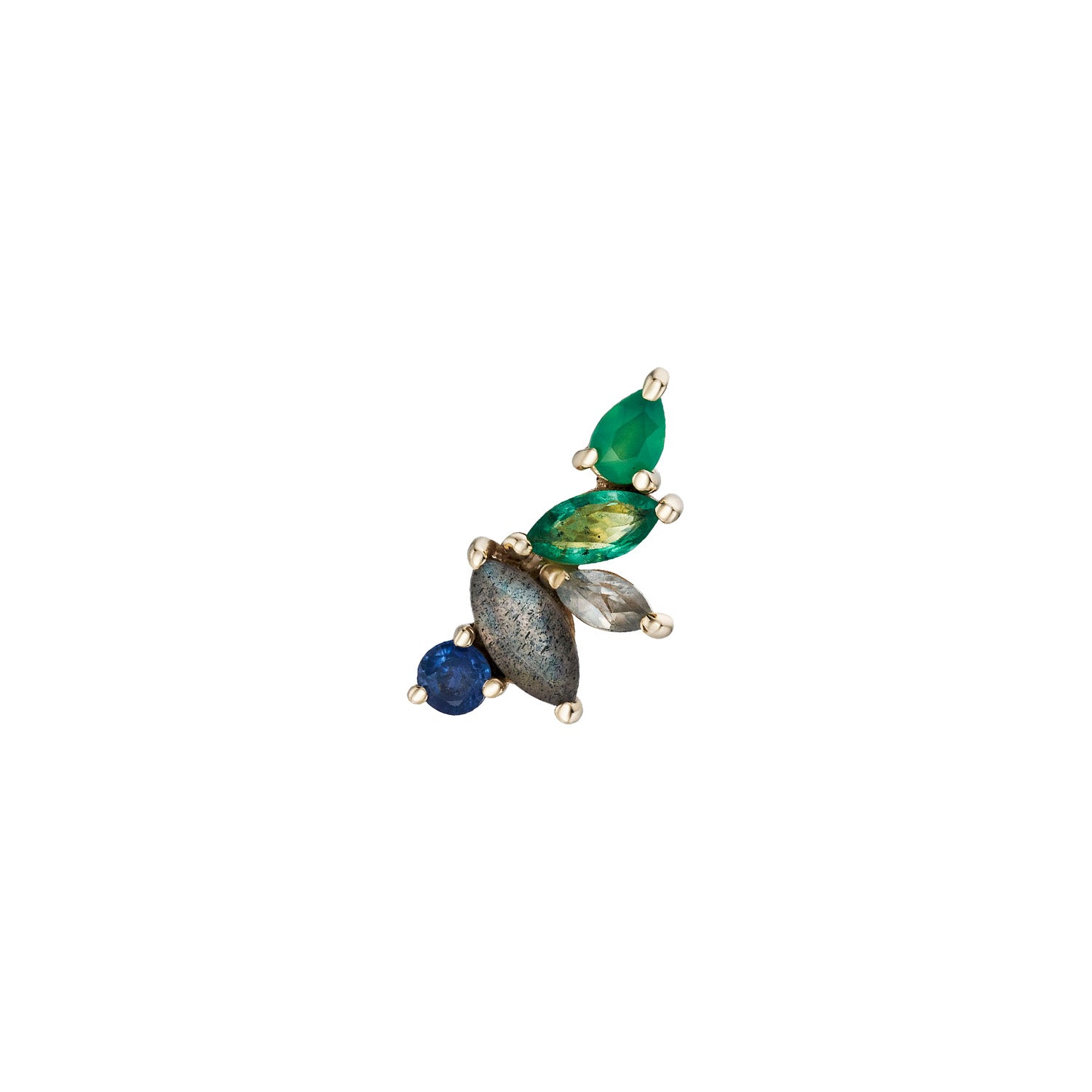 Kaleido Shore Cluster Ear Climber