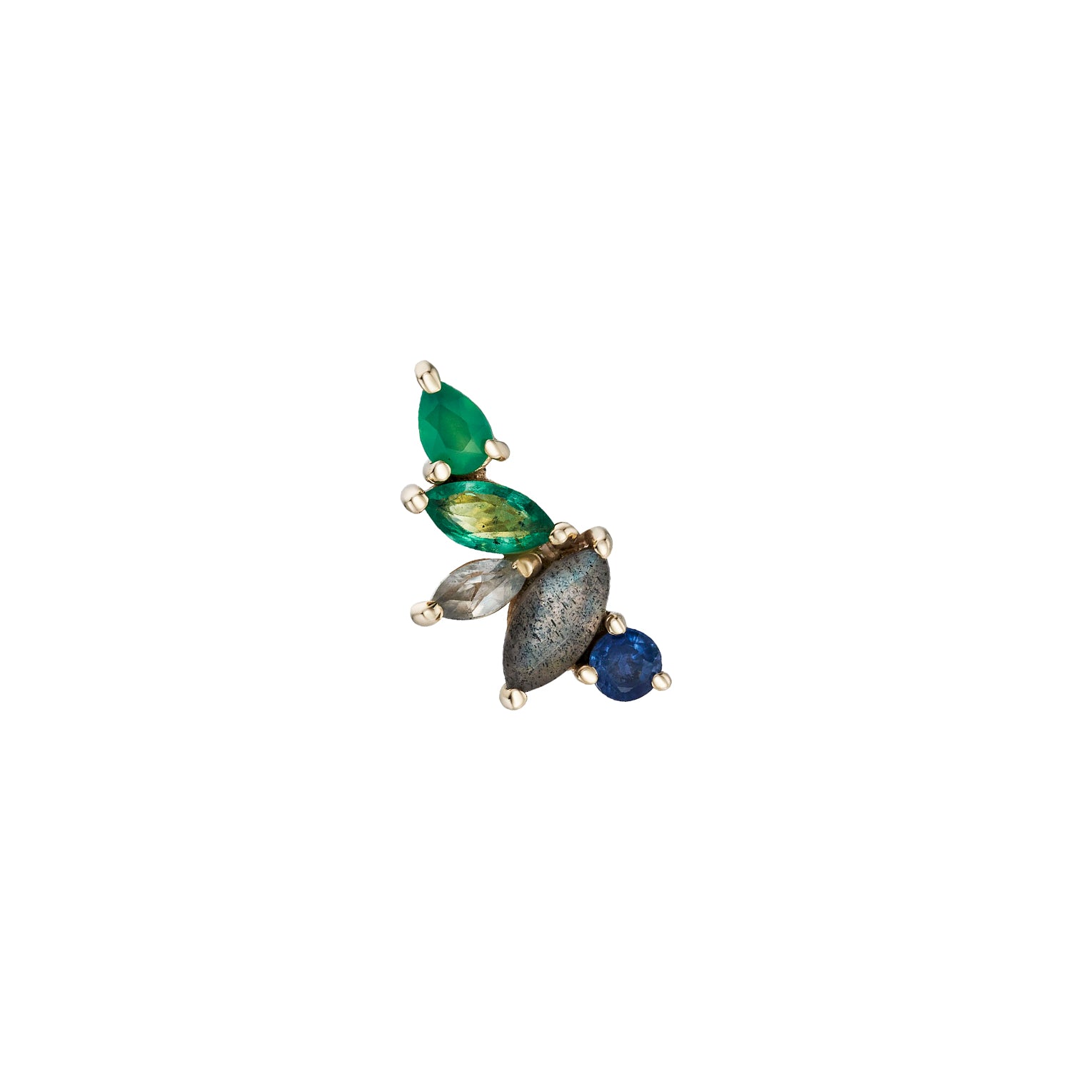 Kaleido Shore Cluster Ear Climber