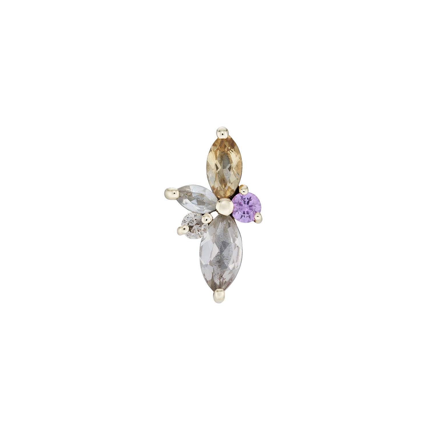 Kaleido Dawn Cluster Stud