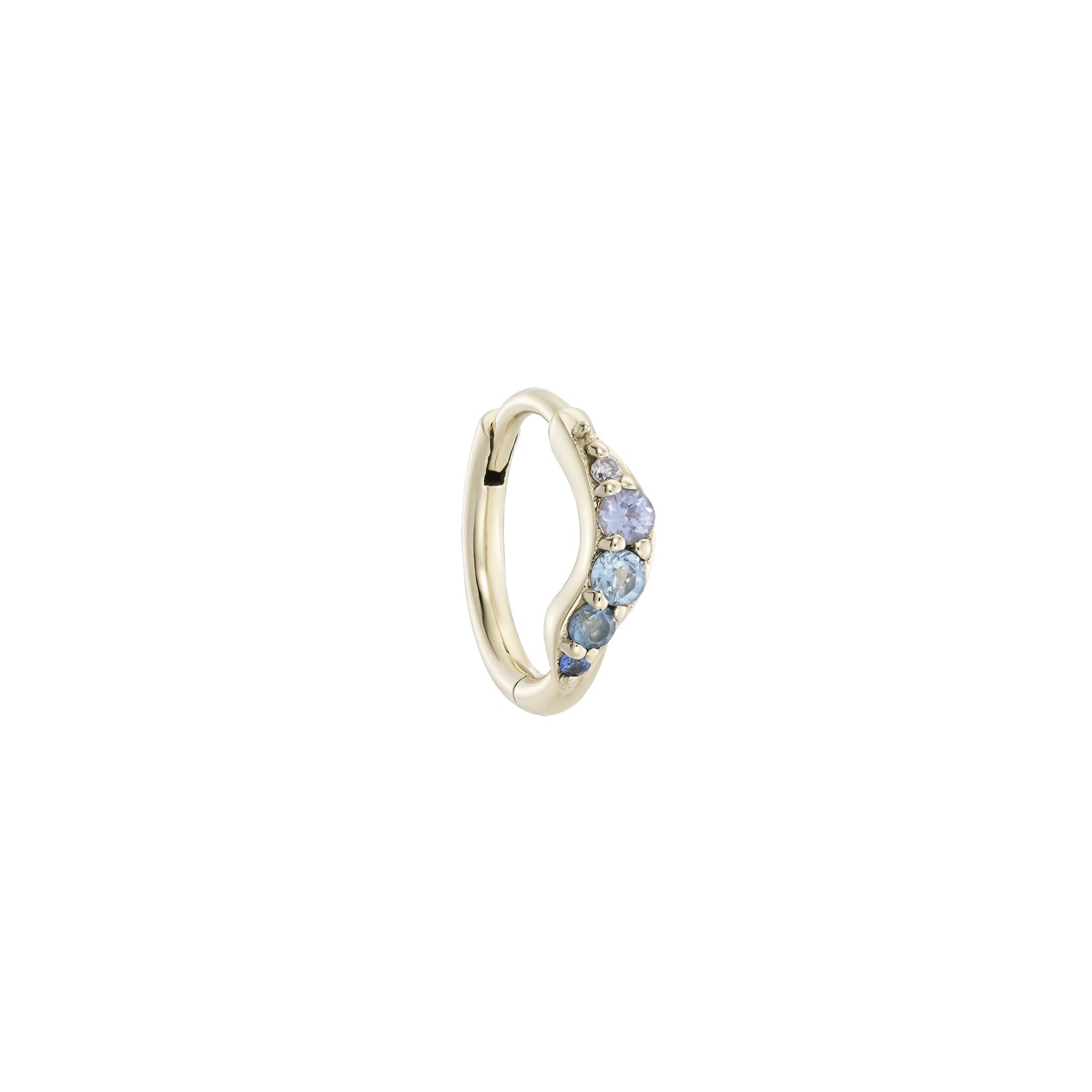 Kaleido Shore Gemstone Curve Clicker Hoop original size