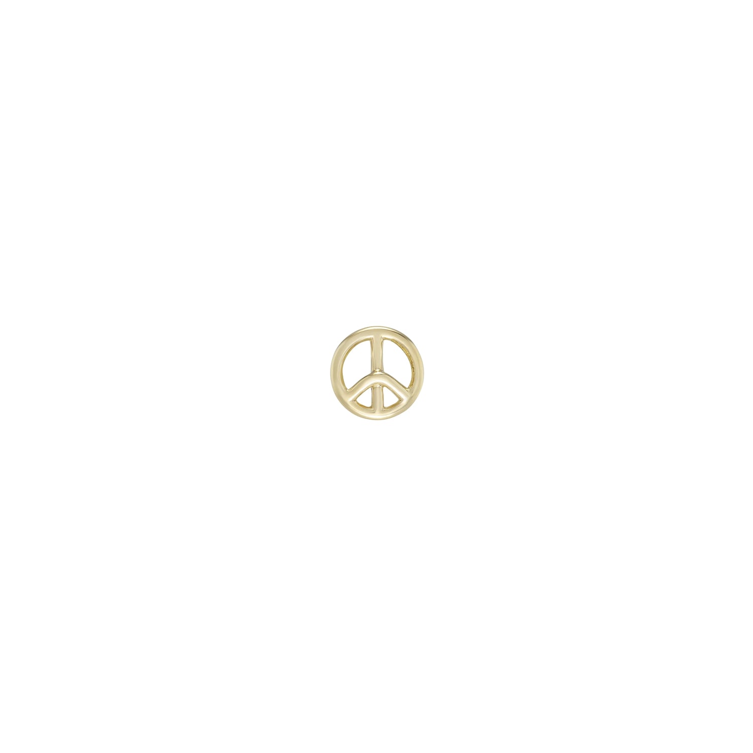 Peace Symbol Stud