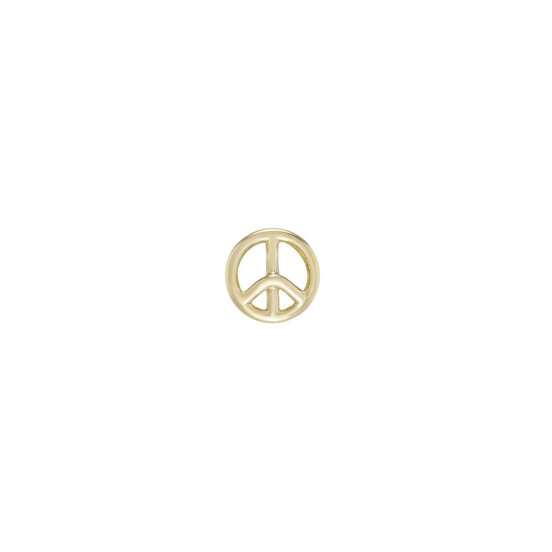 Peace Symbol Stud