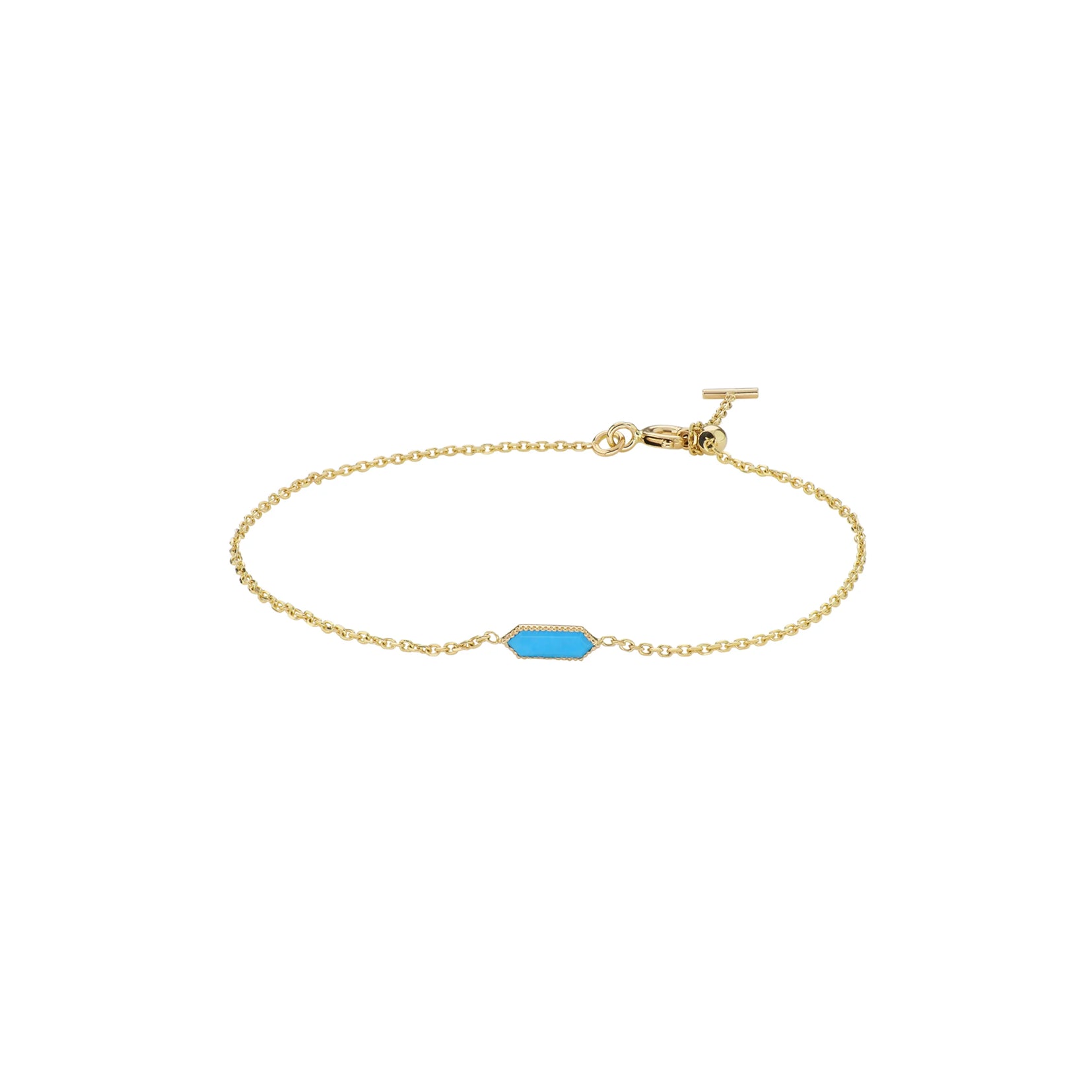 Astra Hexa Turquoise Bracelet