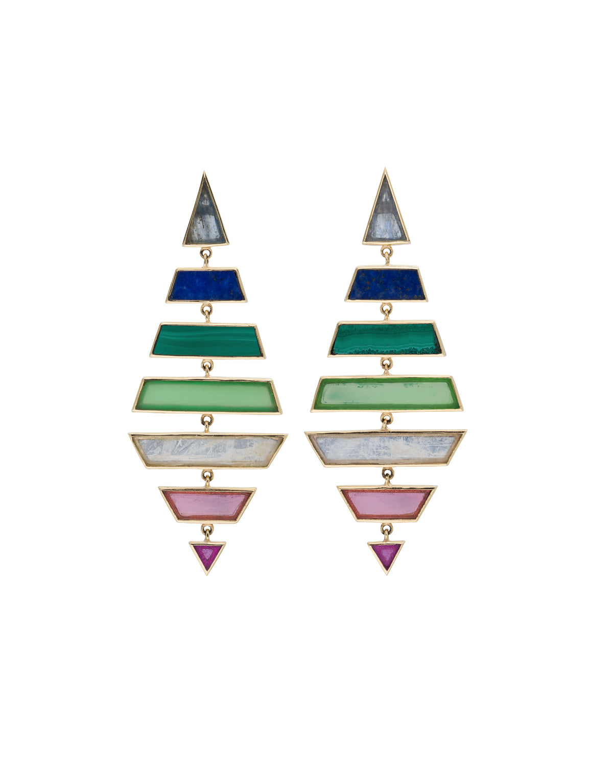 METIER BY TOMFOOLERY: MIDNIGHT MESA EARRINGS