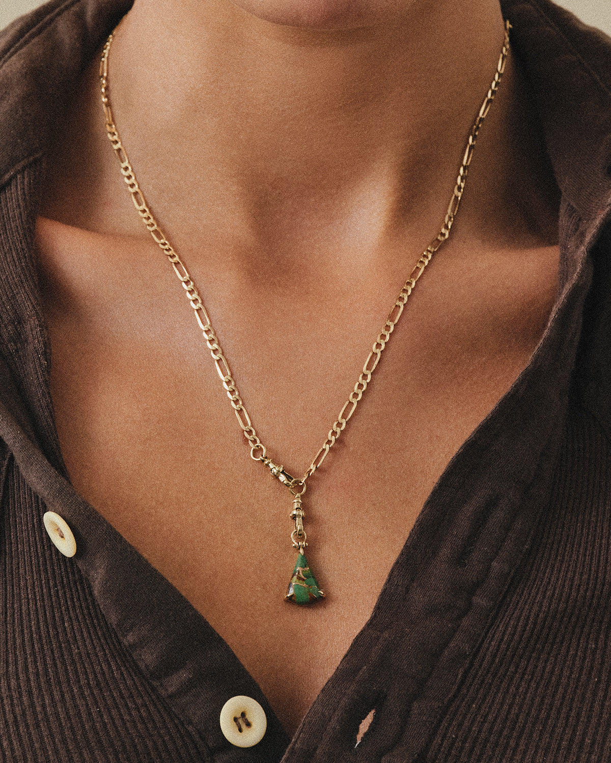 London Flats 20" Chain with Orion Plaque – Verdant