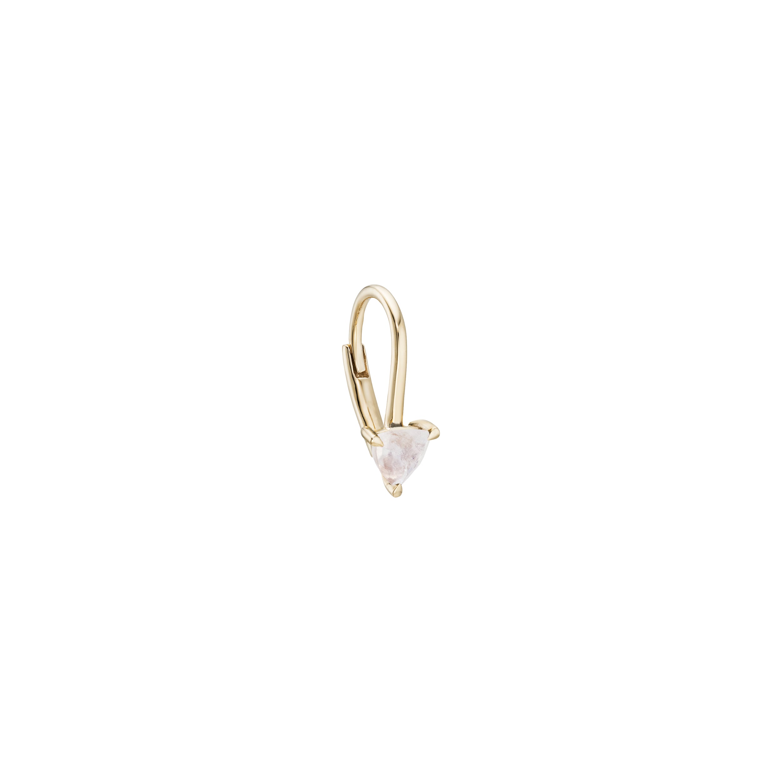 Mini AZ Trillion Gemstone Drop Earring