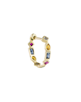 metier by tomfoolery: Rainbow Mixed Cut Gemstone Hoop