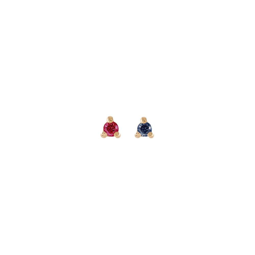 Sale Petite Claw Set Gemstone Stud