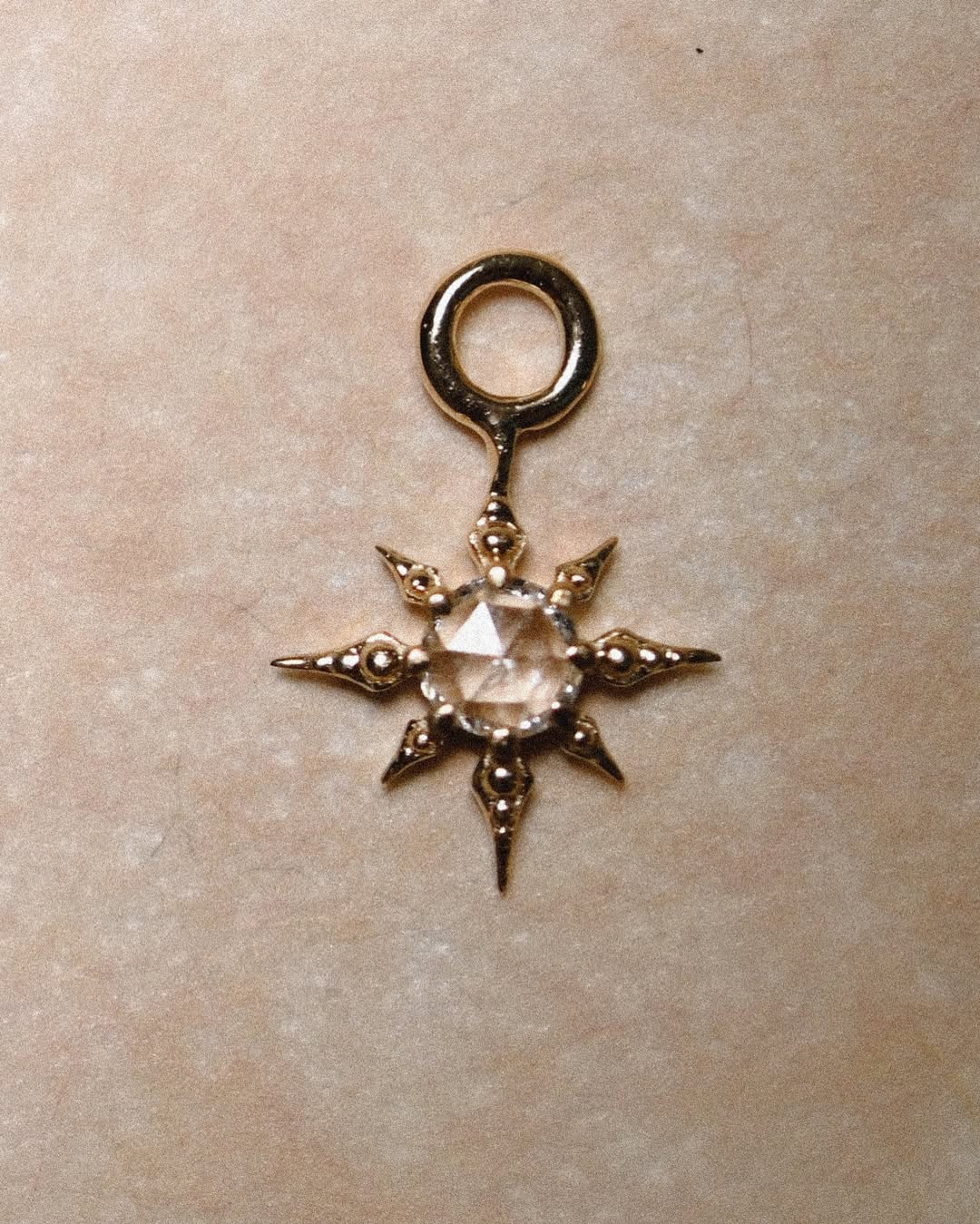 Mini Astra Rose Cut Diamond Star Plaque