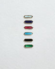 Mini Hexa Gemstone Studs mood