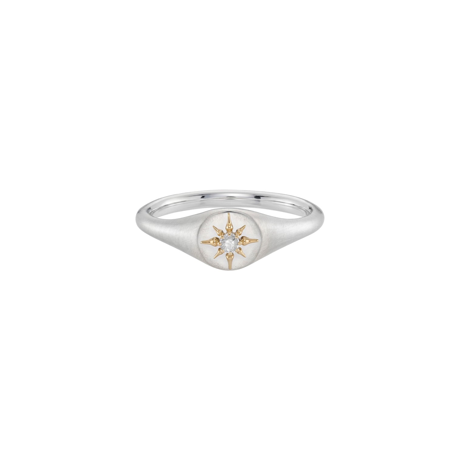 Mini Polaris Diamond Star Ring