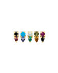 metier by tomfoolery: Multi Claw Duo Gemstone Studs