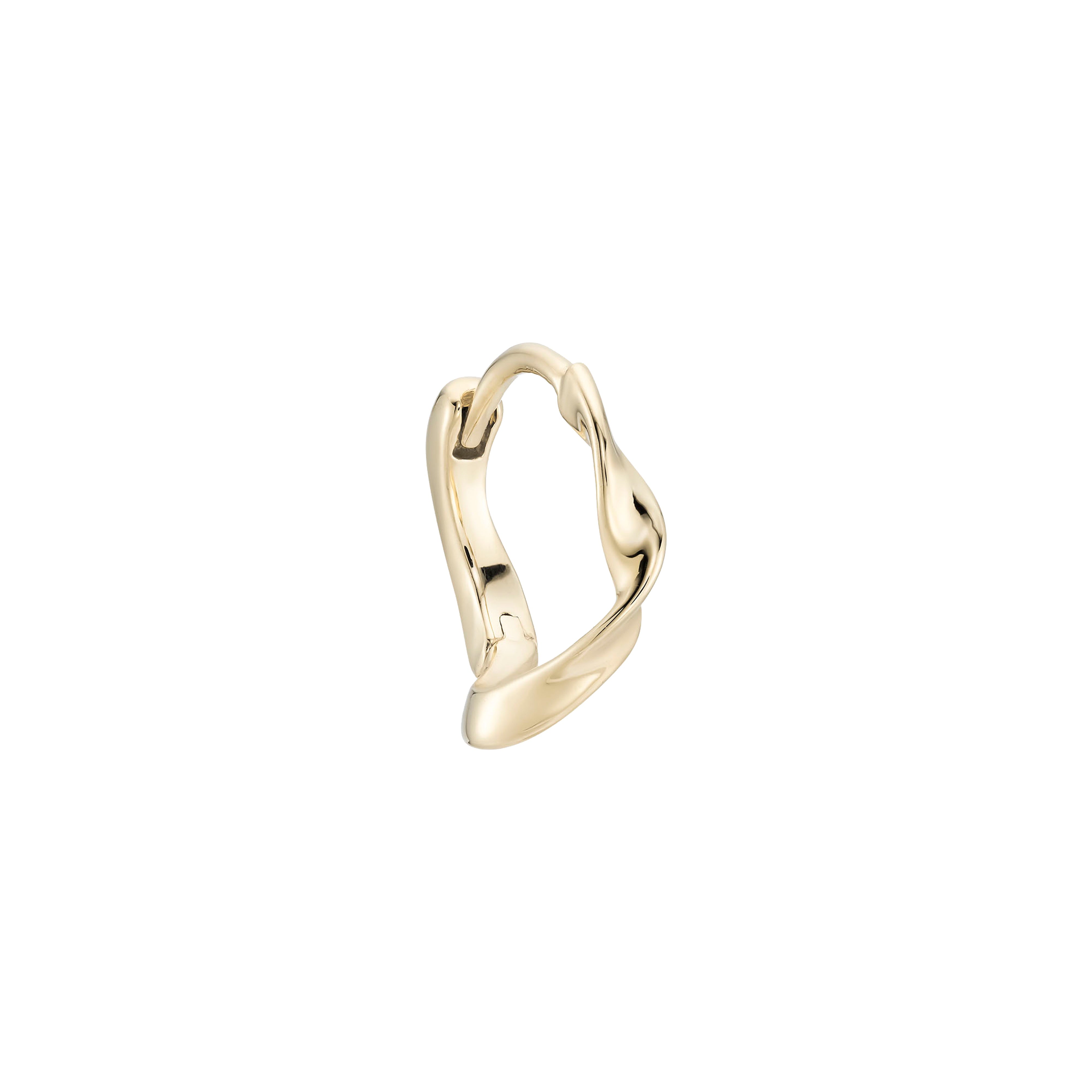 Rondelle Single Curve Clicker Hoop