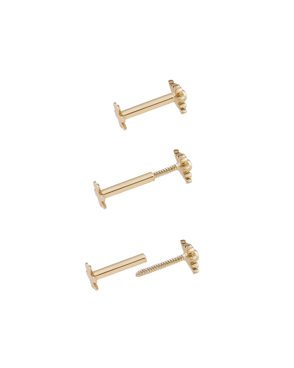 Gold Dala Studs