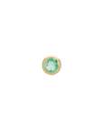 Bezel Set Round Gemstone Studs