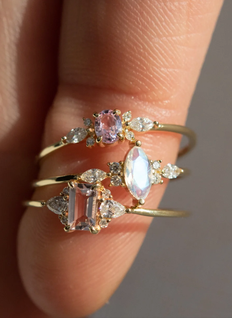    metier-by-tomfoolery-pink-sapphire-_-diamond-ring  1500 × 1500px  Submit Edit alt text metier by tomfoolery pink sapphire and diamond fleur ring 