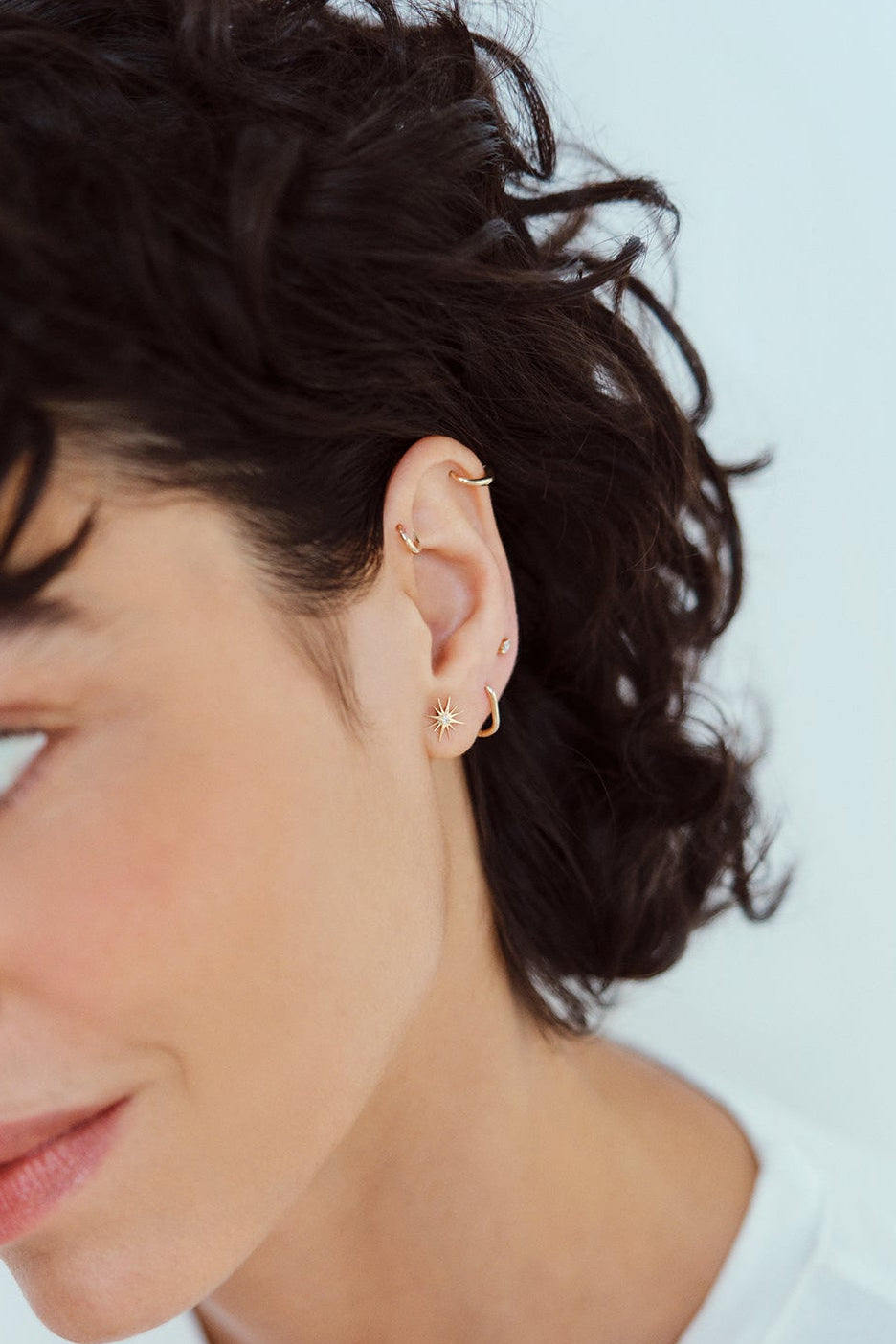 Astra Diamond Starburst Stud