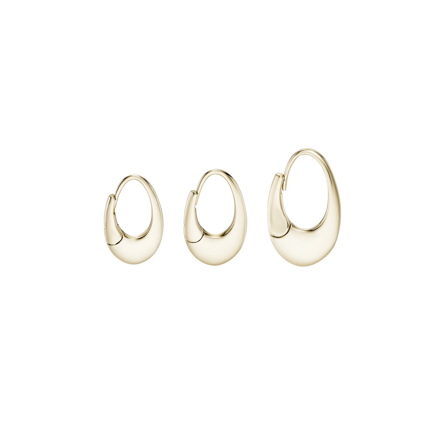 Pressed Dodu Oval Hoop – metier by tomfoolery