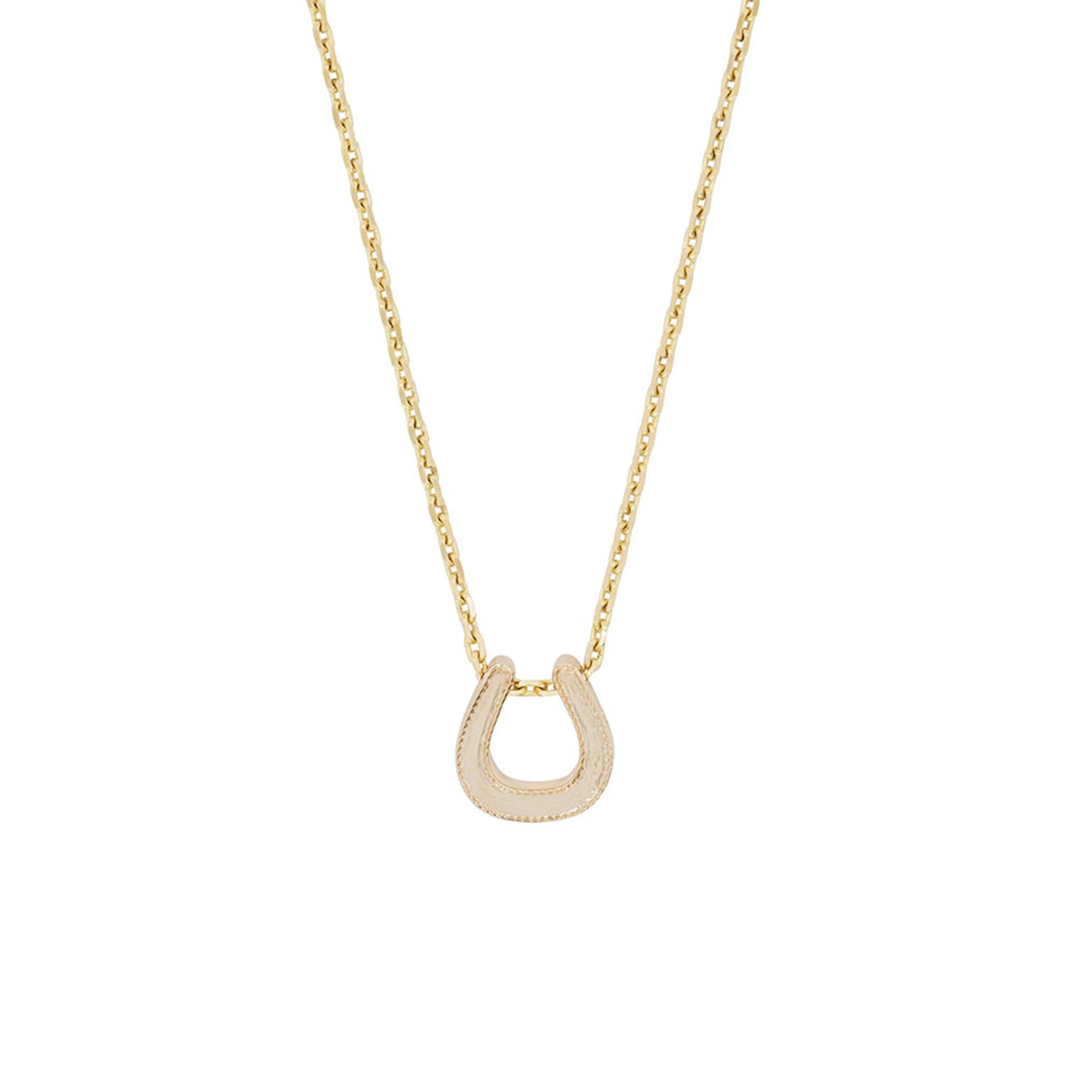 Mini Dala Milgrain Horseshoe Pendant