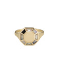 Pastel Octagon Signet Ring