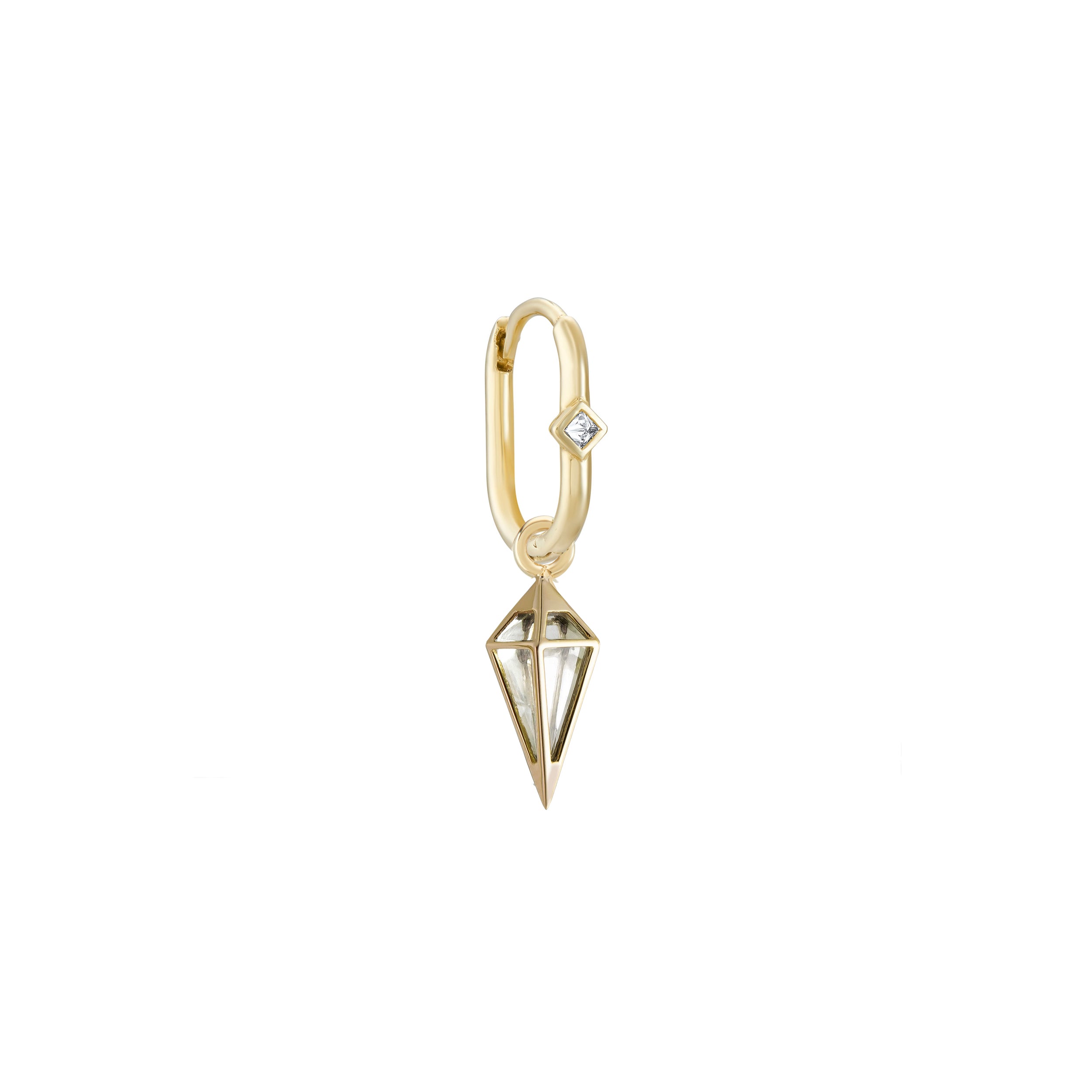 Short Pendulum Oval Diamond Clicker