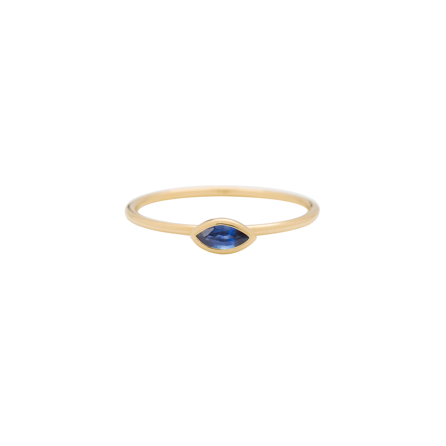 Blue Sapphire Stacking Rings