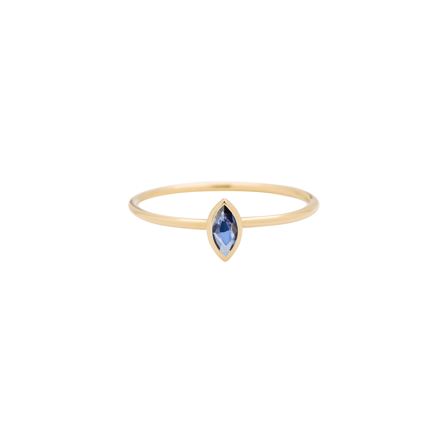 Blue Sapphire Stacking Rings