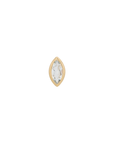 Bezel Set Marquise Gemstone Studs