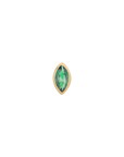 Bezel Set Marquise Gemstone Studs