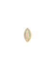 Bezel Set Marquise Gemstone Studs