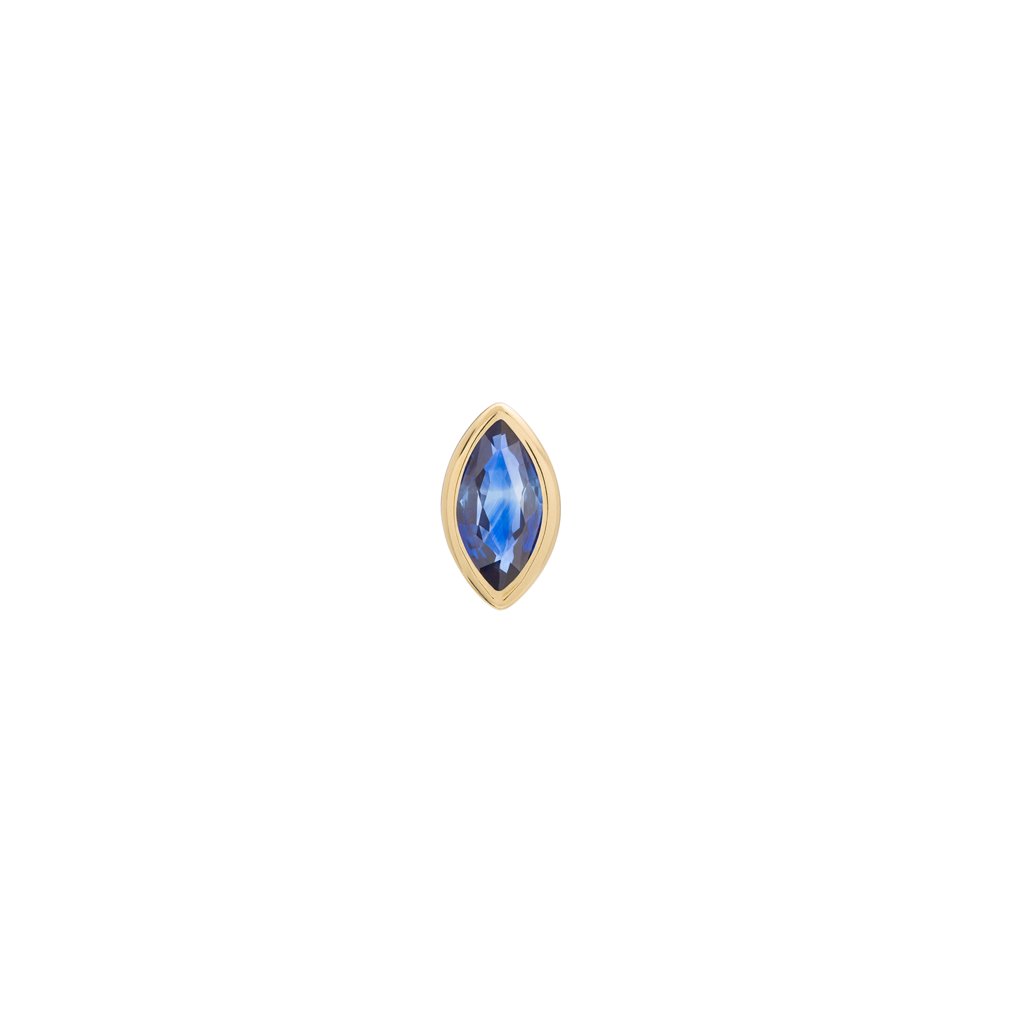 Bezel Set Marquise Gemstone Studs