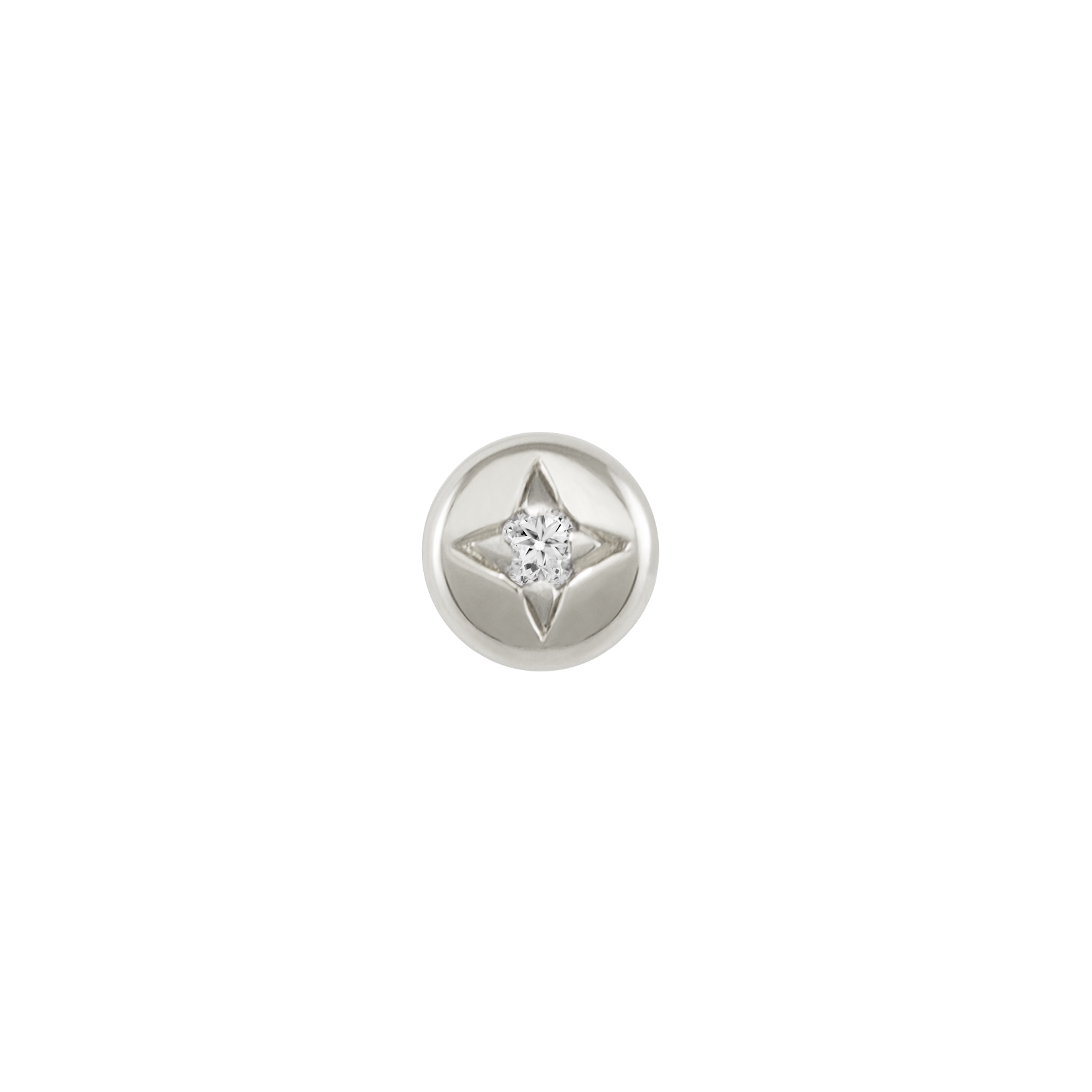 Star Set Diamond Stud