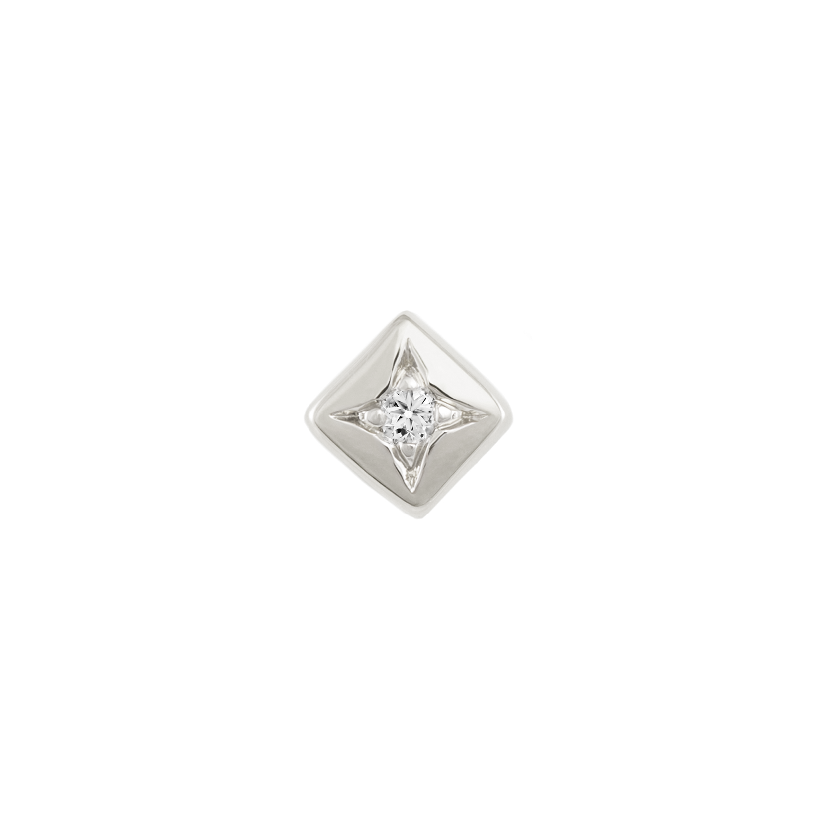 Star Set Diamond Stud