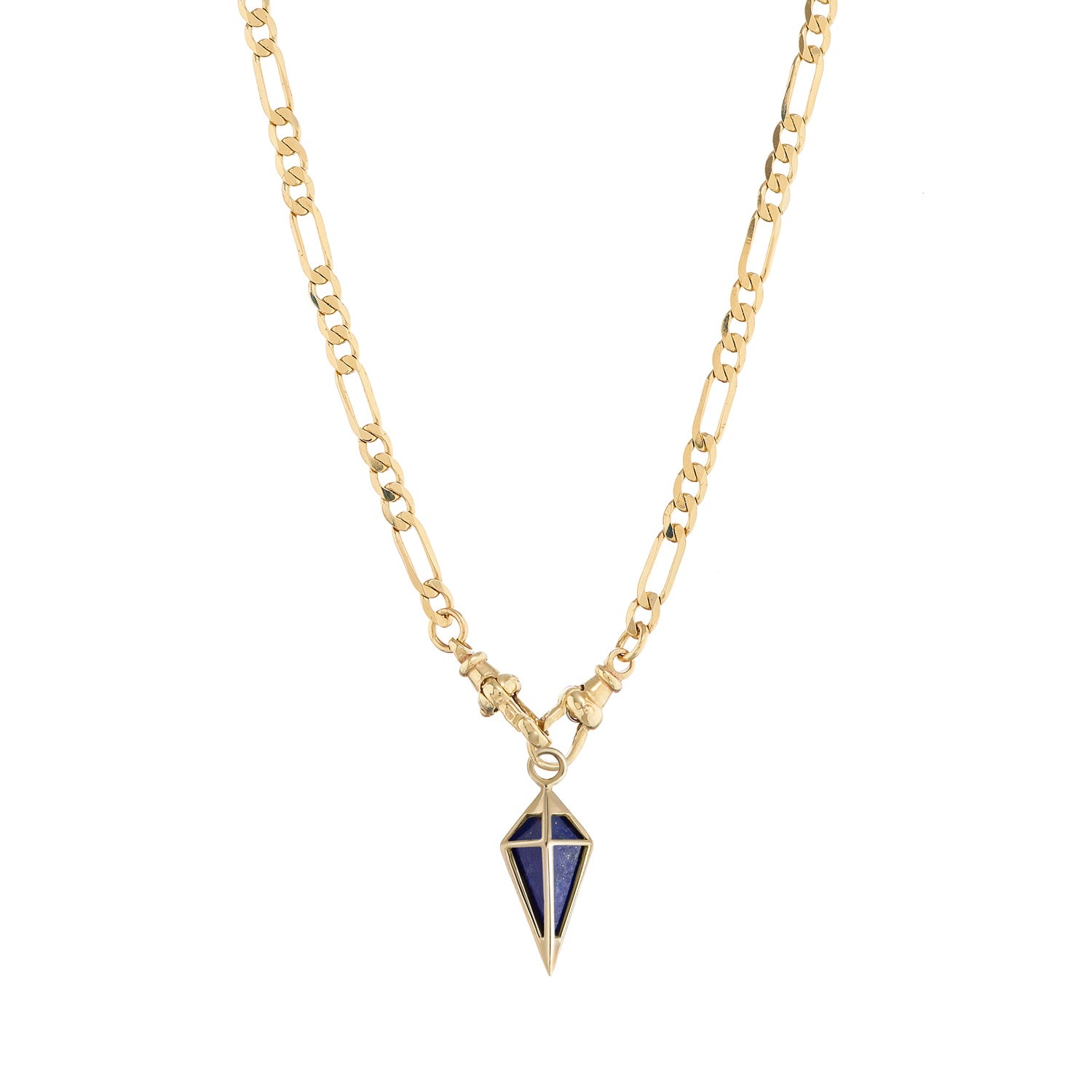 metier by tomfoolery:London Flats Short Lapis Pendulum