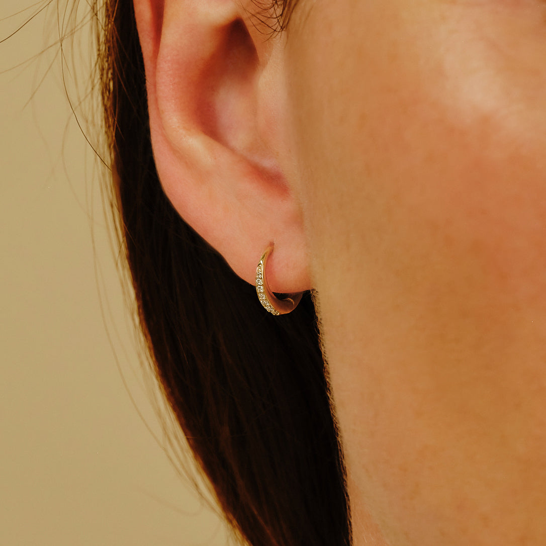 metier by tomfoolery dodo diamond hoop