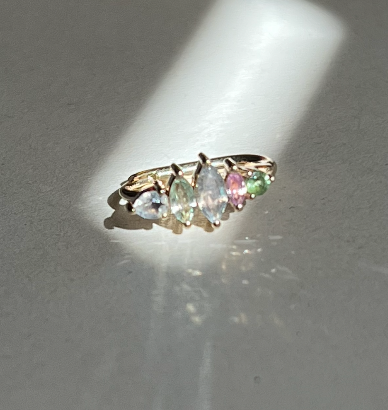 Kaleido Mist Cluster Huggie