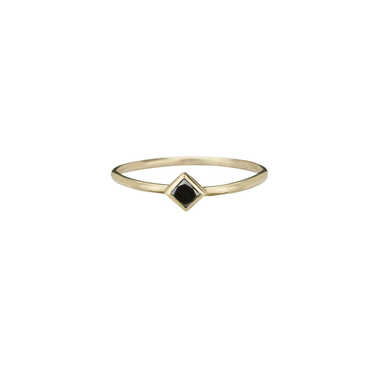 Princess Cut Gemstone Stacking Ring