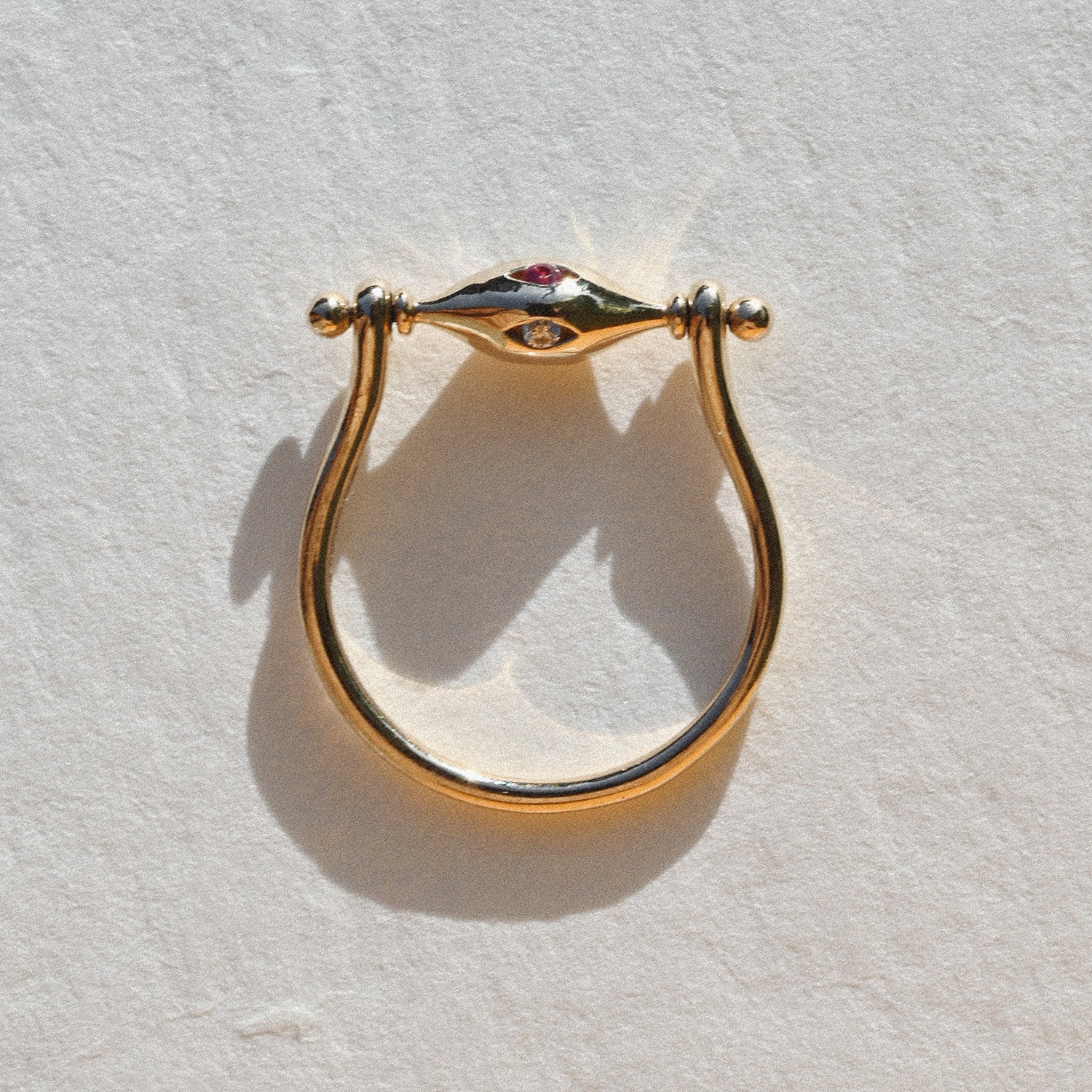 Mudra Ojo Rainbow Spinner Ring