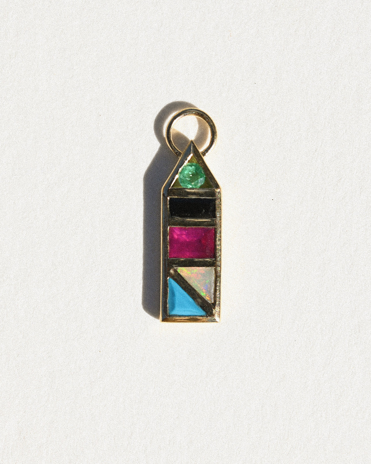 Tableau Rainbow Elongated Plaque