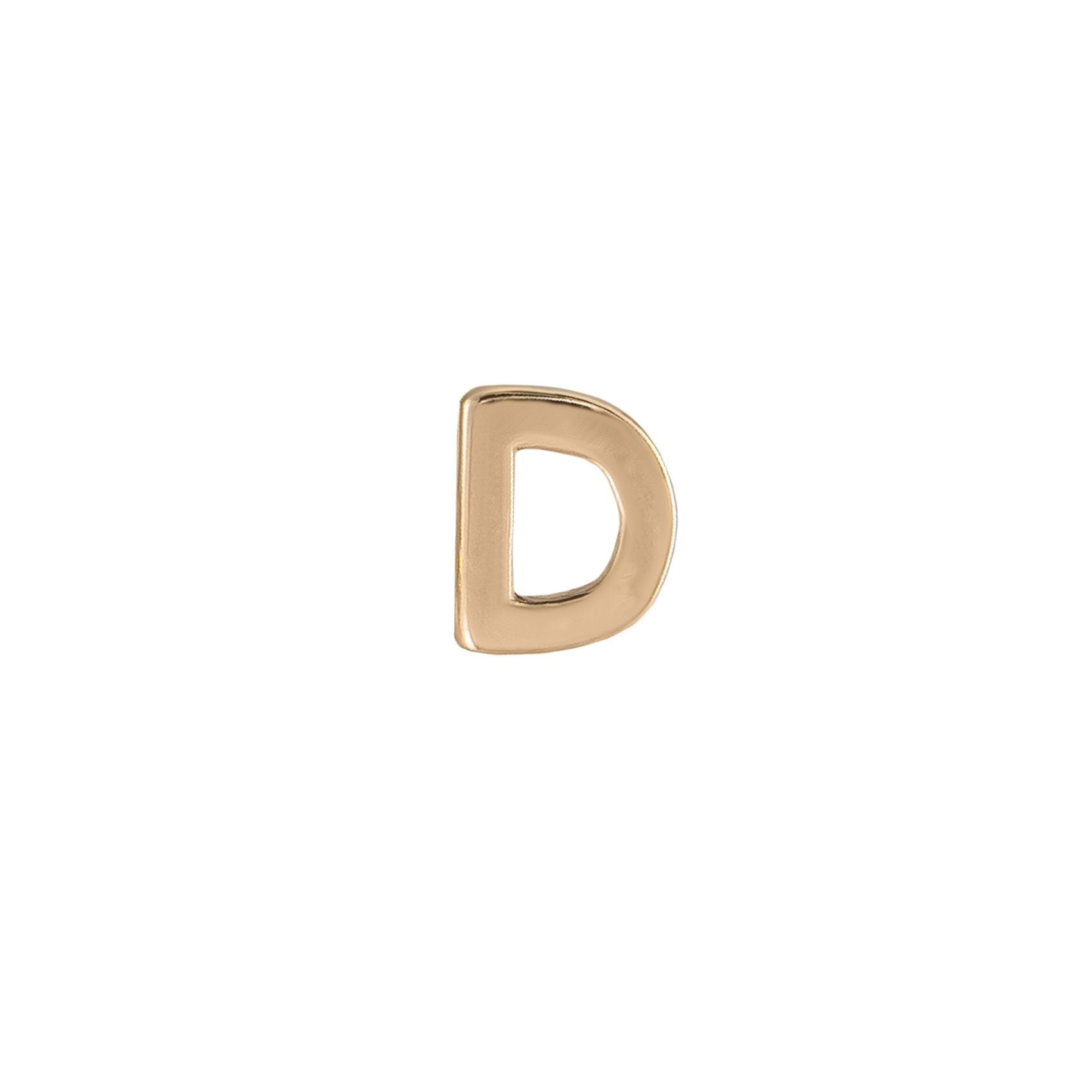 Metier by tomfoolery 9ct yellow gold mini initial studs